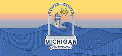Michigan Awesome Lighthouse Mug