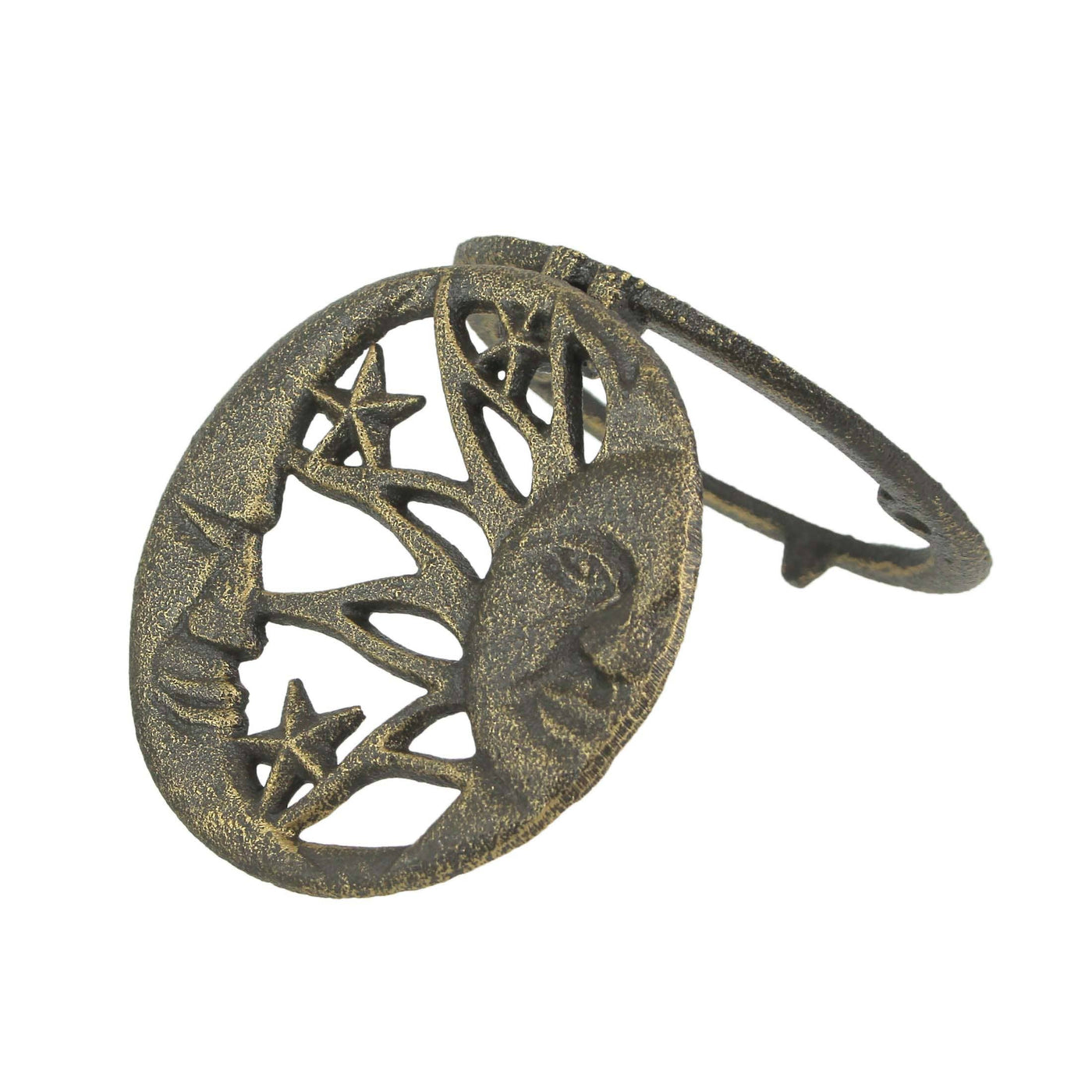 Celestial Cast Iron Door Knocker - Bronze
