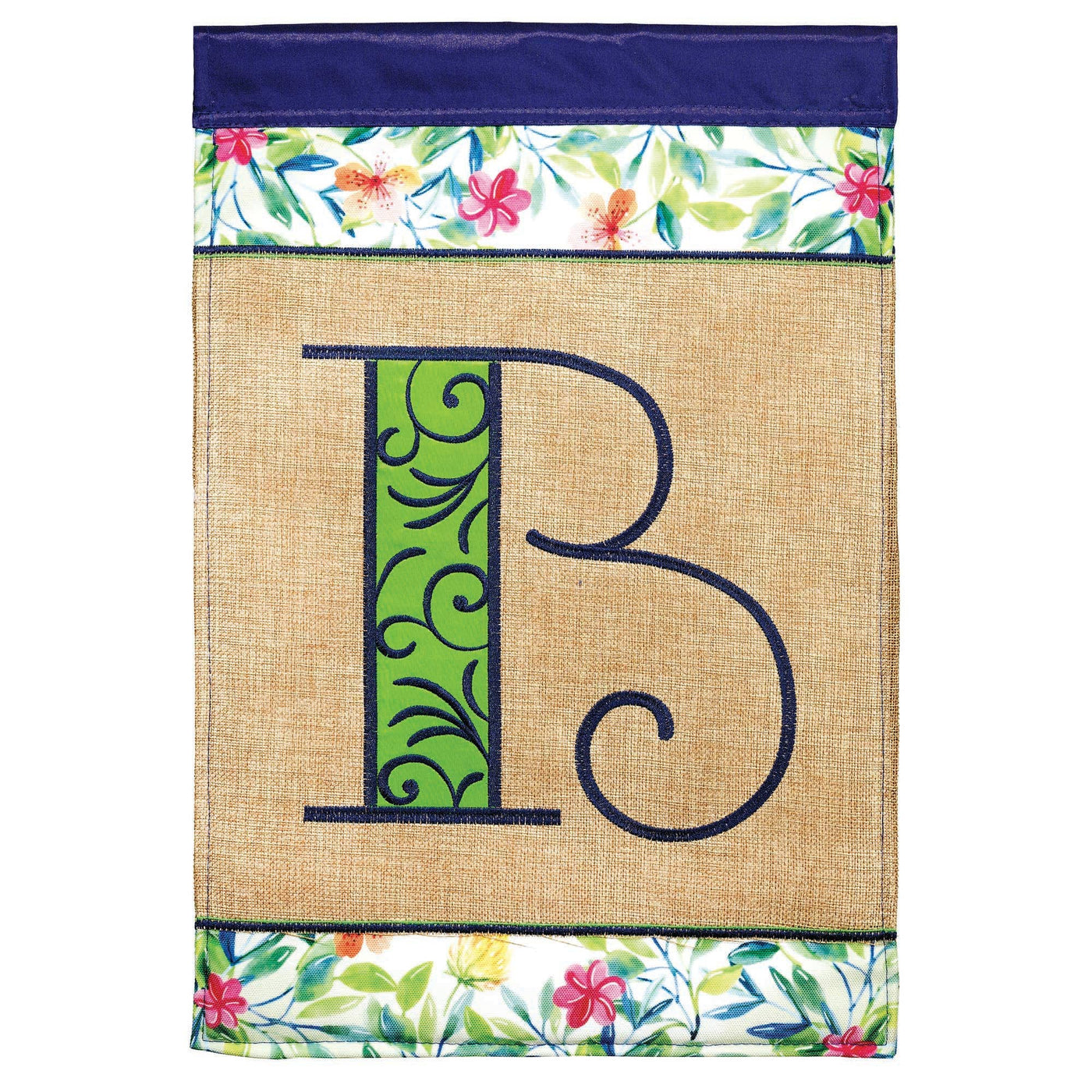 😲 FLAG DAPP MONOGRAM B SPRING BLAP/PRT GRDN