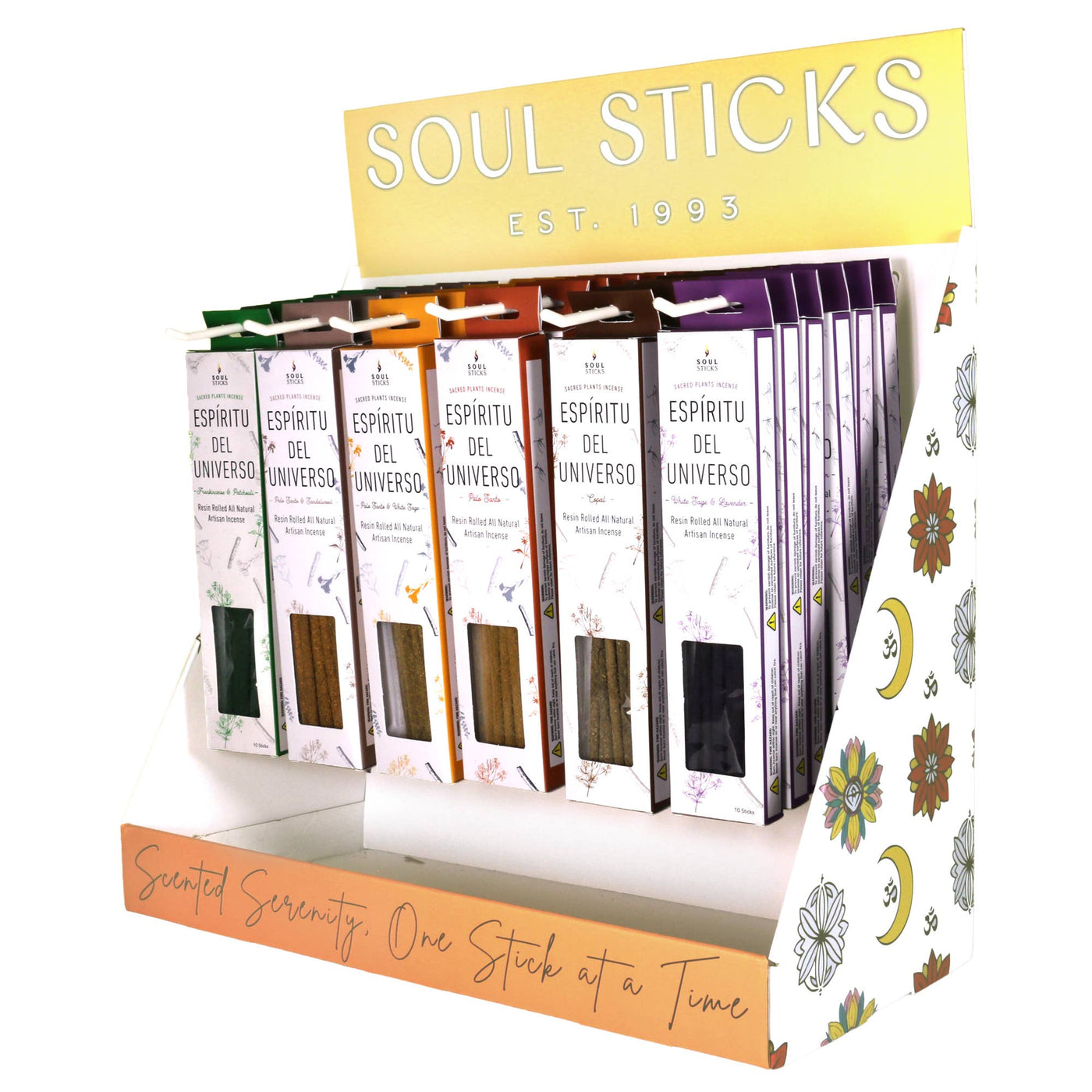 Espiritu Del Universo Incense Countertop Display Unit (CDUs): Buy 24 or more at $1.50 / 1