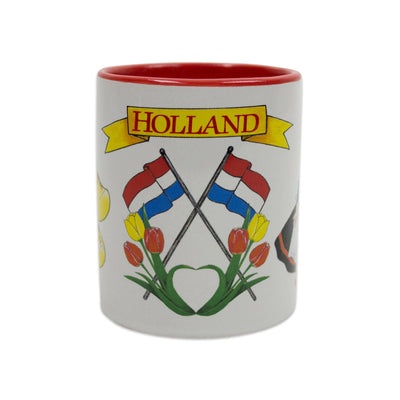 I Love Holland Coffee Mug With Dutch Kissing Couple
