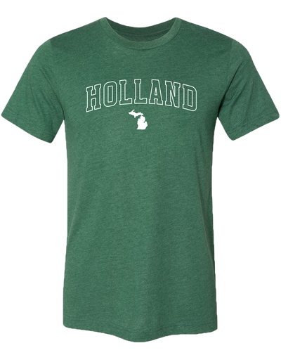 Holland Unisex T-Shirt: Heather Lake Blue / XXL