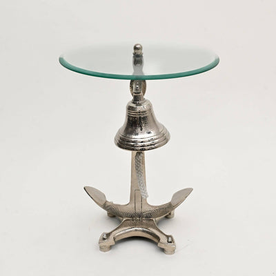 Decorative Aluminum Classic Bell  Accent Table-18X18X24"