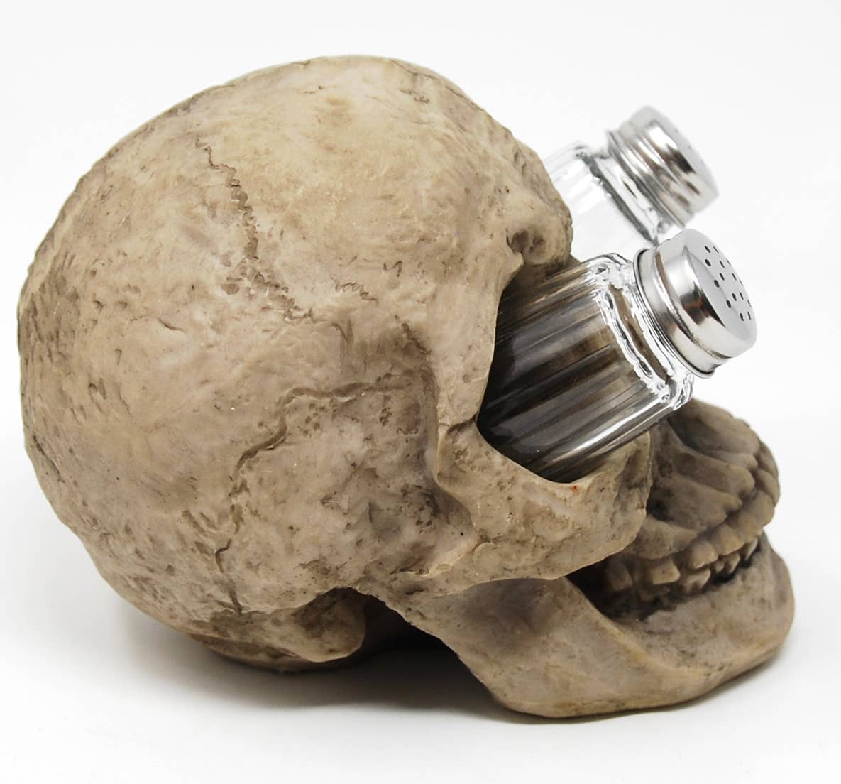 Skull Salt & Pepper Set-7.25"