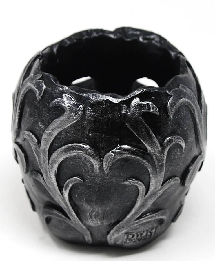 Skull Penholder 4"T