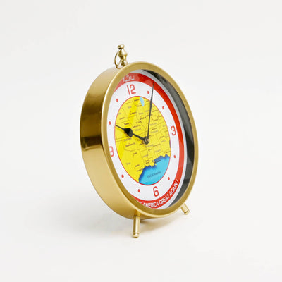 Decorative Desk Clock - Table Clock: 10x1.75x12"
