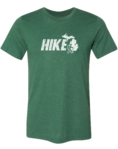 Hike Michigan Unisex T-Shirt: Heather Lake Blue / XXL