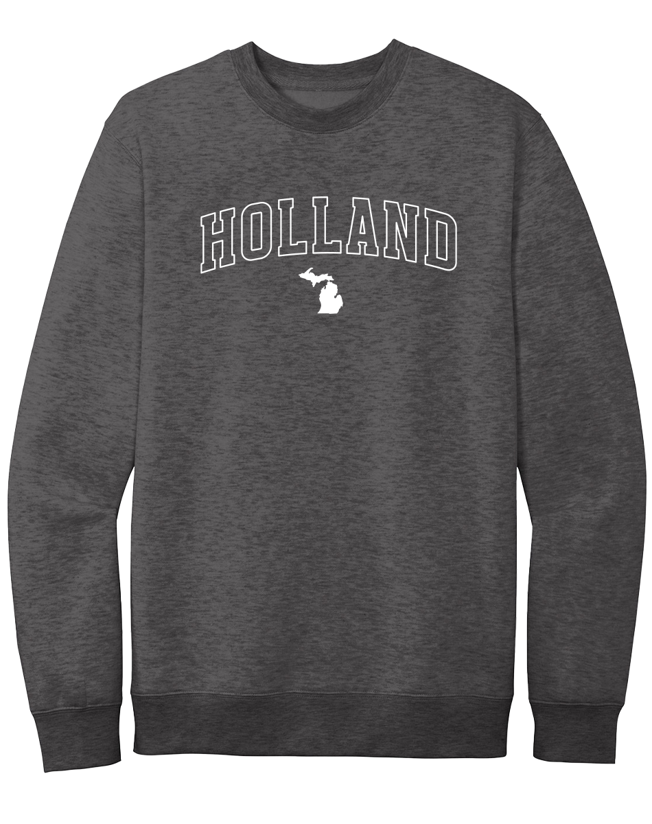 Holland Crewneck Sweatshirt: Heather Royal / 2XL