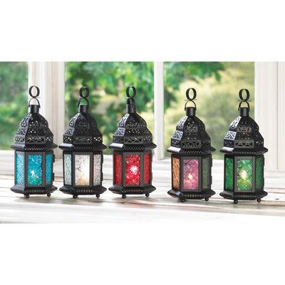 CLEAR GLASS MOROCCAN LANTERN