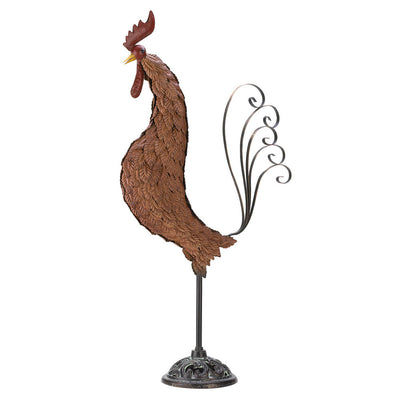 METAL SCULPTURE ROOSTER