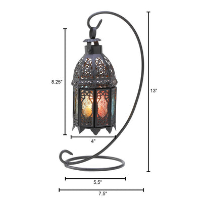 RAINBOW MOROCCAN LANTERN STAND
