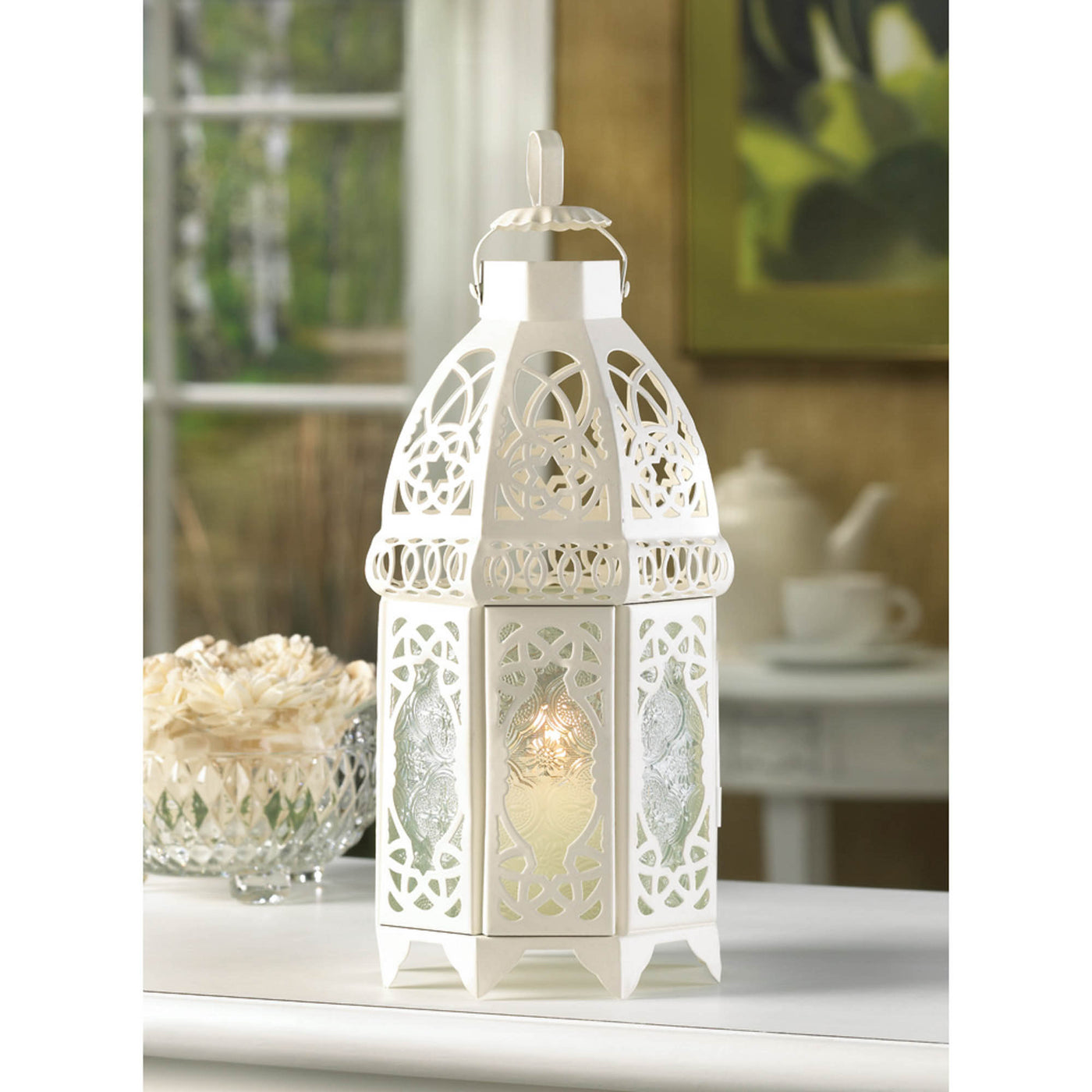 COPPER MOROCCAN CANDLE LAMP