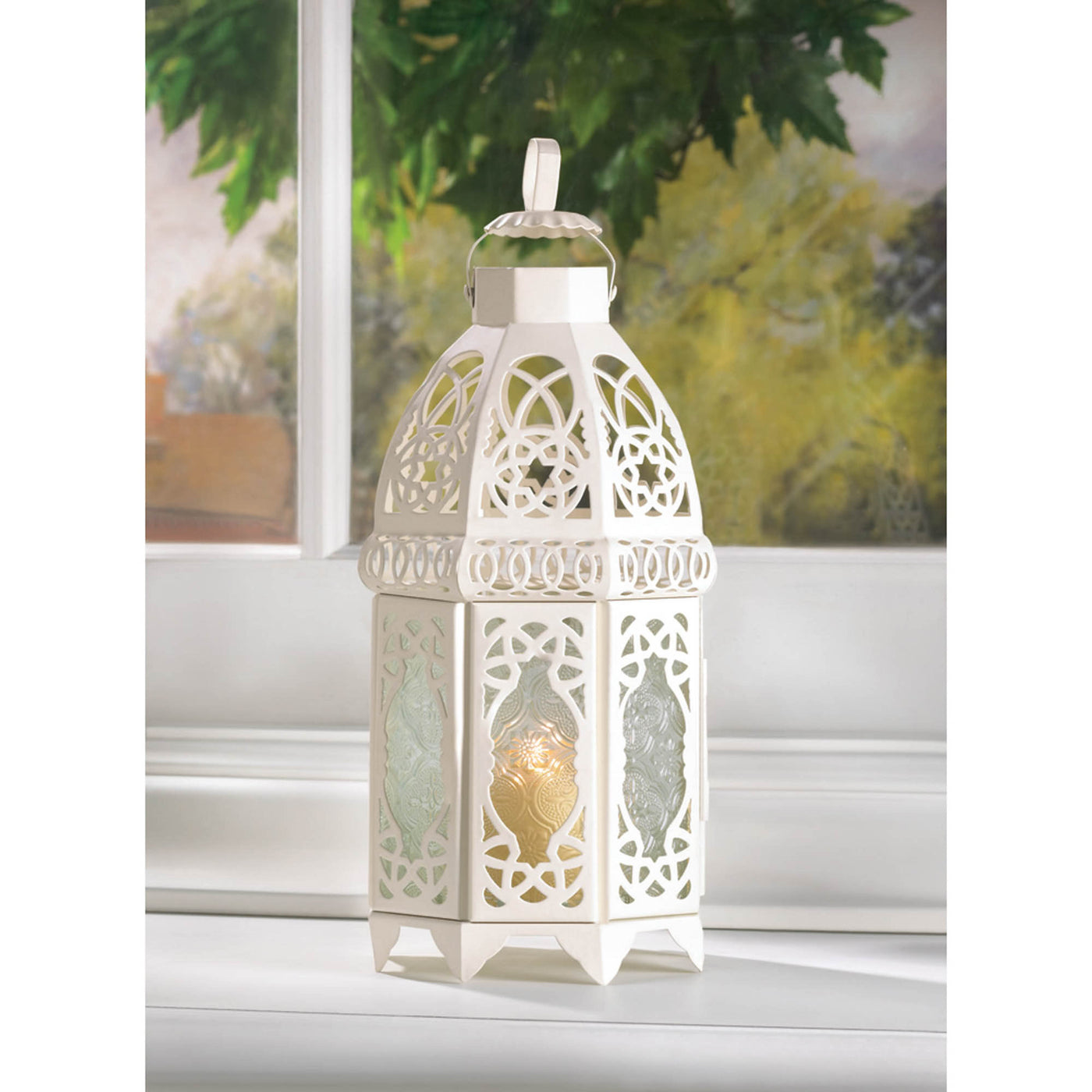 COPPER MOROCCAN CANDLE LAMP