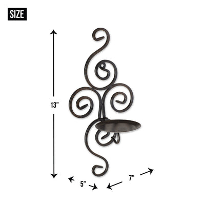 SCROLLWORK CANDLE SCONCES