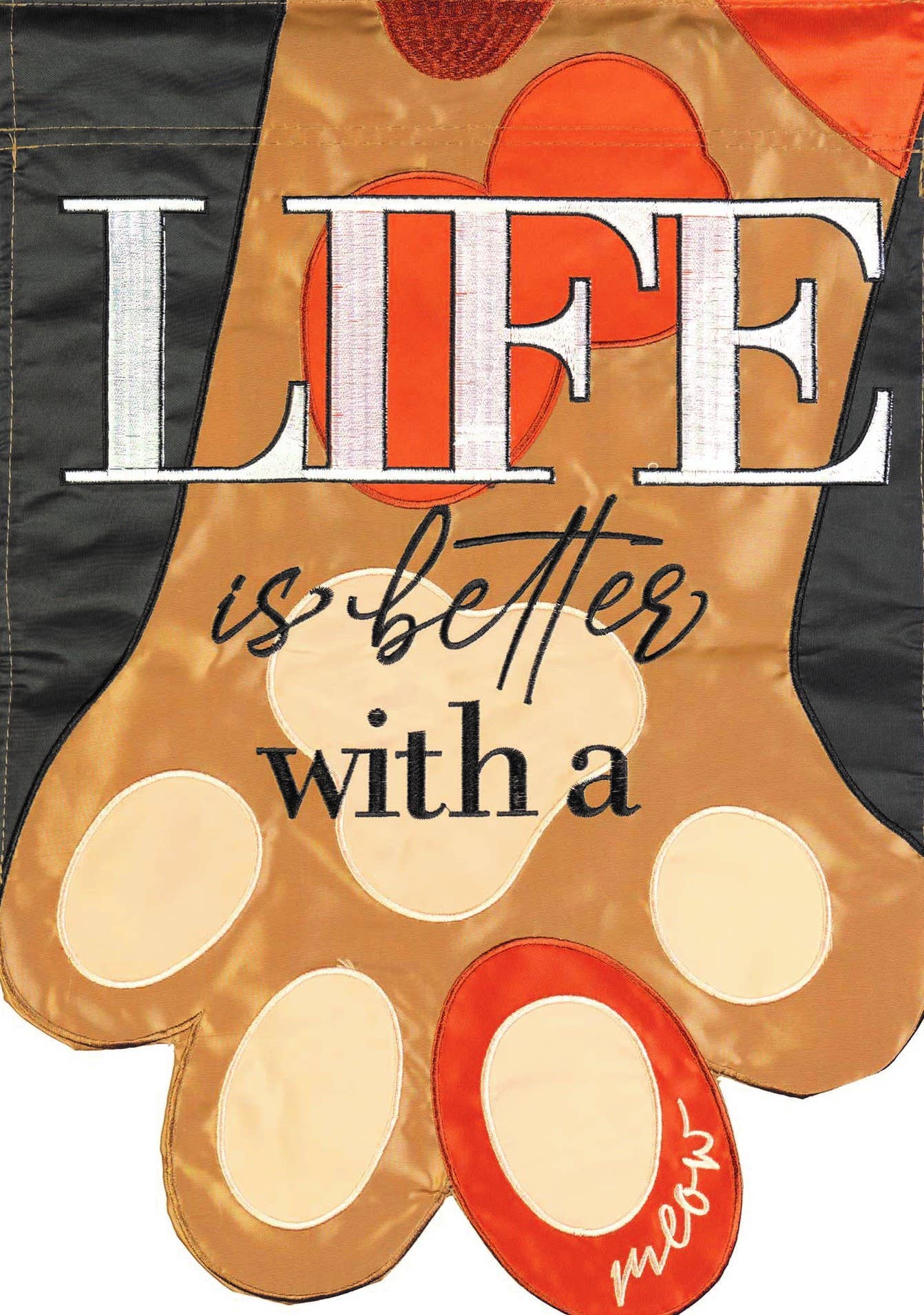 😲 Flag Life Is Better With A Cat 29x42