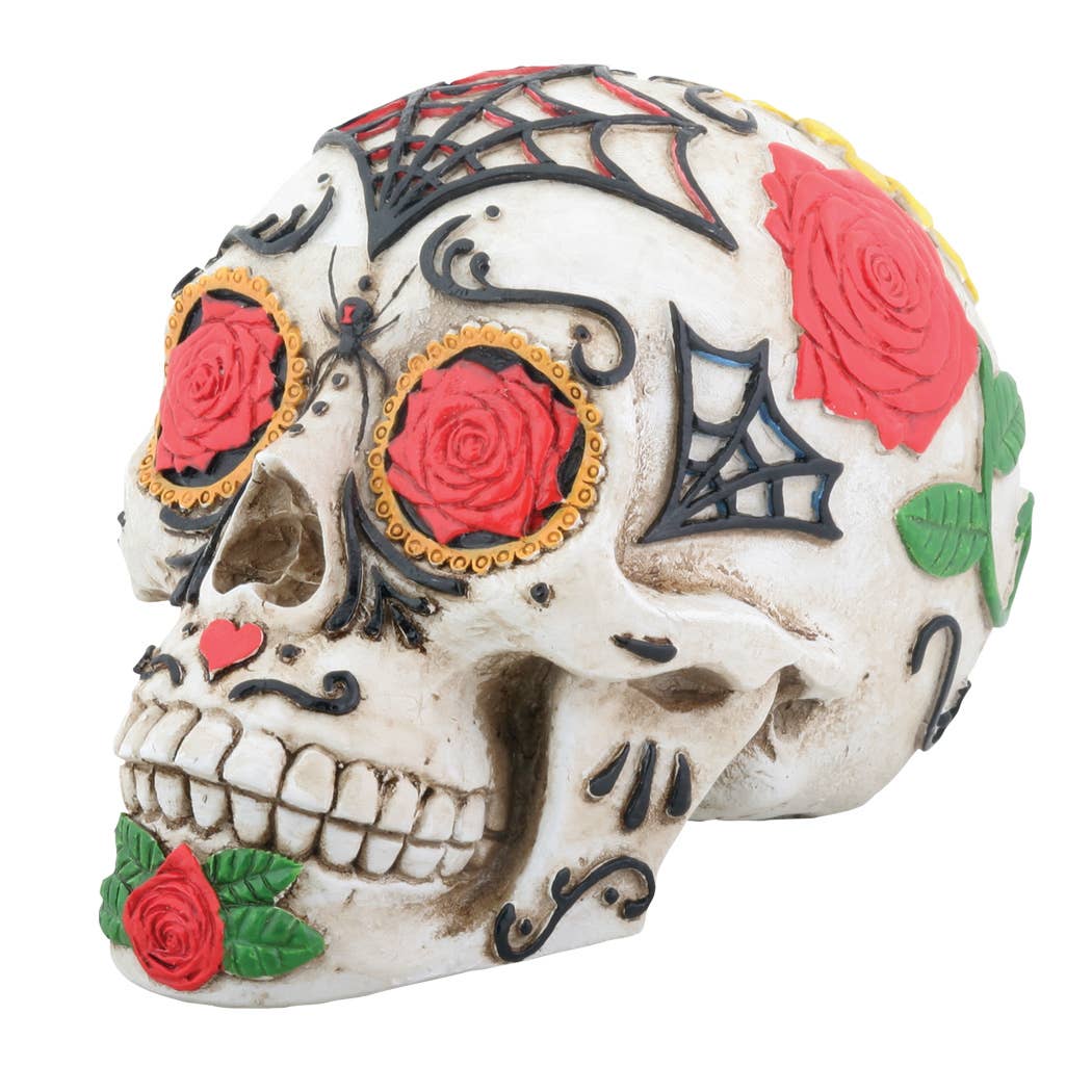 Y8149 Day of the Dead Tattoo Sugar Skull C/24