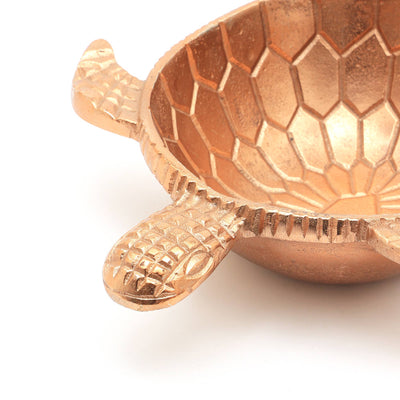 Decorative Turtle Bowl with Antique Copper Finish-10.5" Dia
