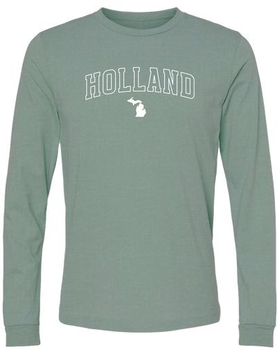 Holland Long Sleeve T-Shirt: Heather Mauve / XXL