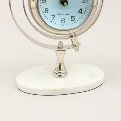 Decorative Dual Side Table Clock-Compass-Desk Clock