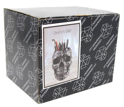 Skull Penholder 4"T