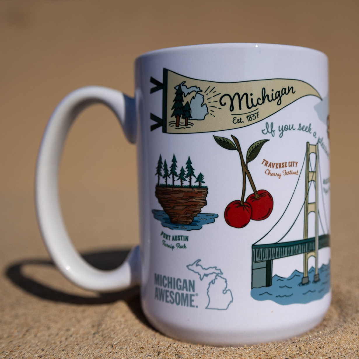 Michigan Icons Mug