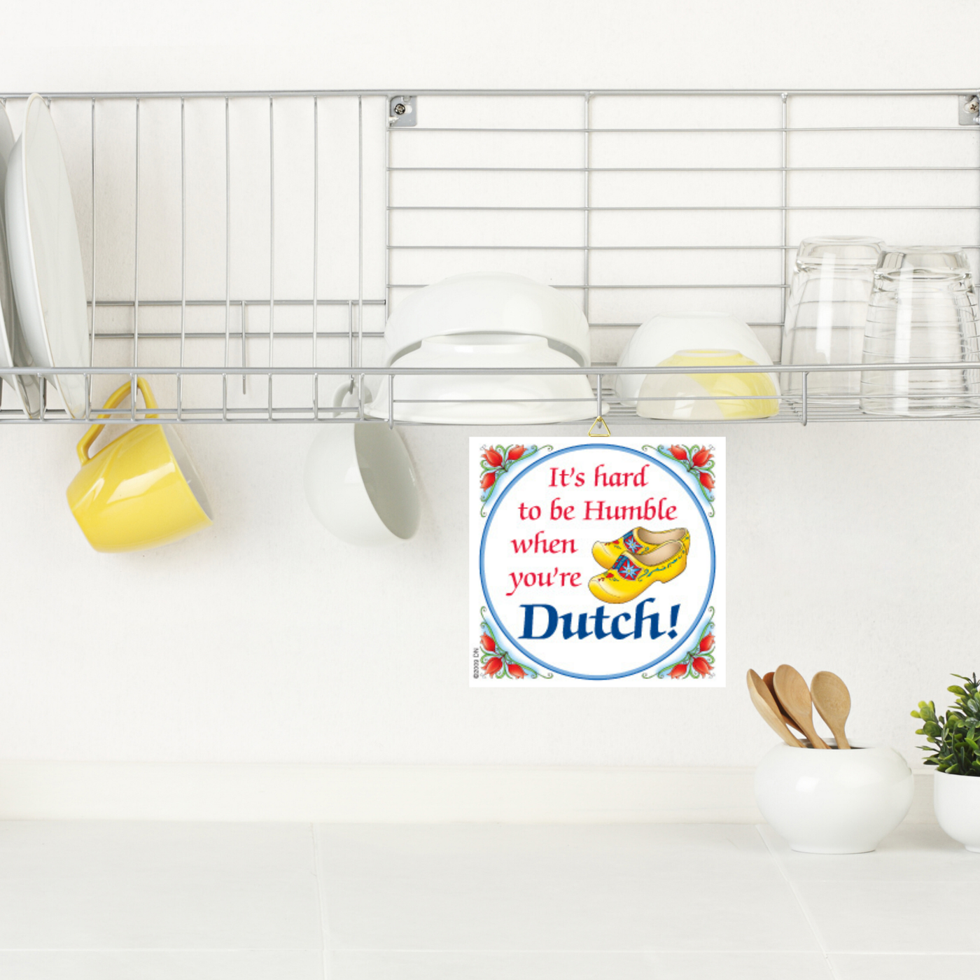 Decorative Wall Plaque Humble Dutch..