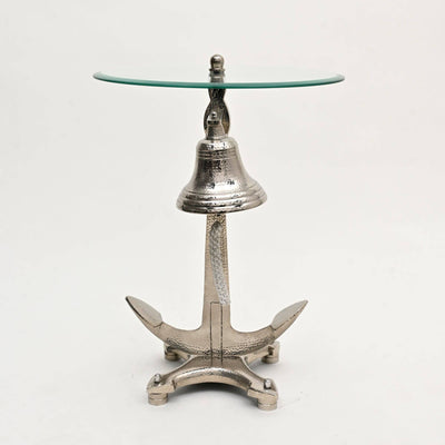 Decorative Aluminum Classic Bell  Accent Table-18X18X24"