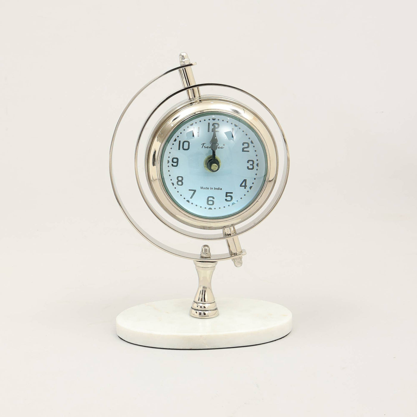 Decorative Dual Side Table Clock-Compass-Desk Clock