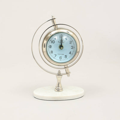Decorative Dual Side Table Clock-Compass-Desk Clock