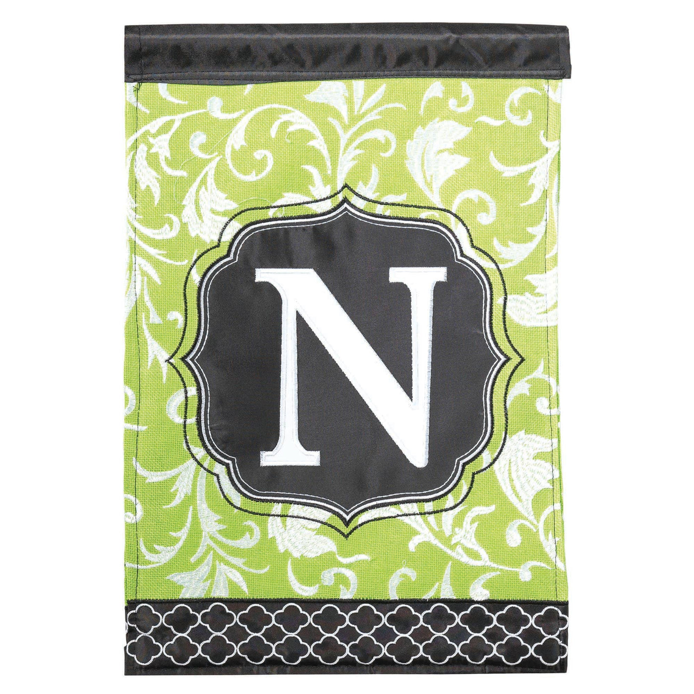 😲 Special Buy!  FLAG DBAPP MONOGRAM N GREEN & BLACK