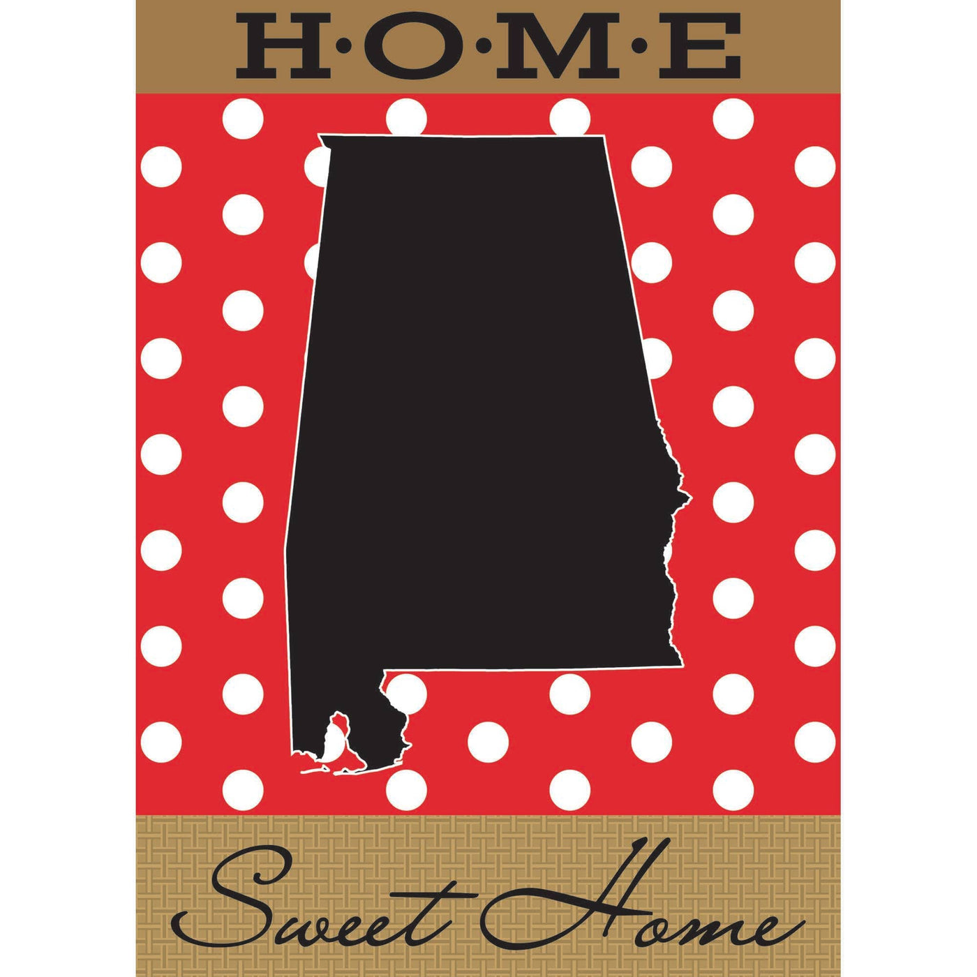 😲 Garden Alabama Home Sweet Flag