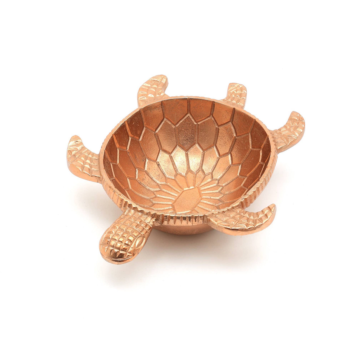 Decorative Turtle Bowl with Antique Copper Finish-10.5" Dia