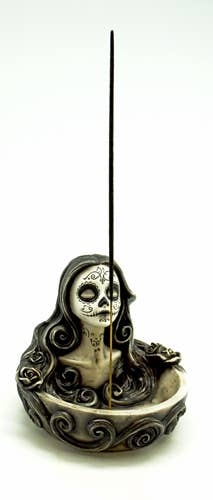 Big Day of the Dead Incense Holder/Ashtray