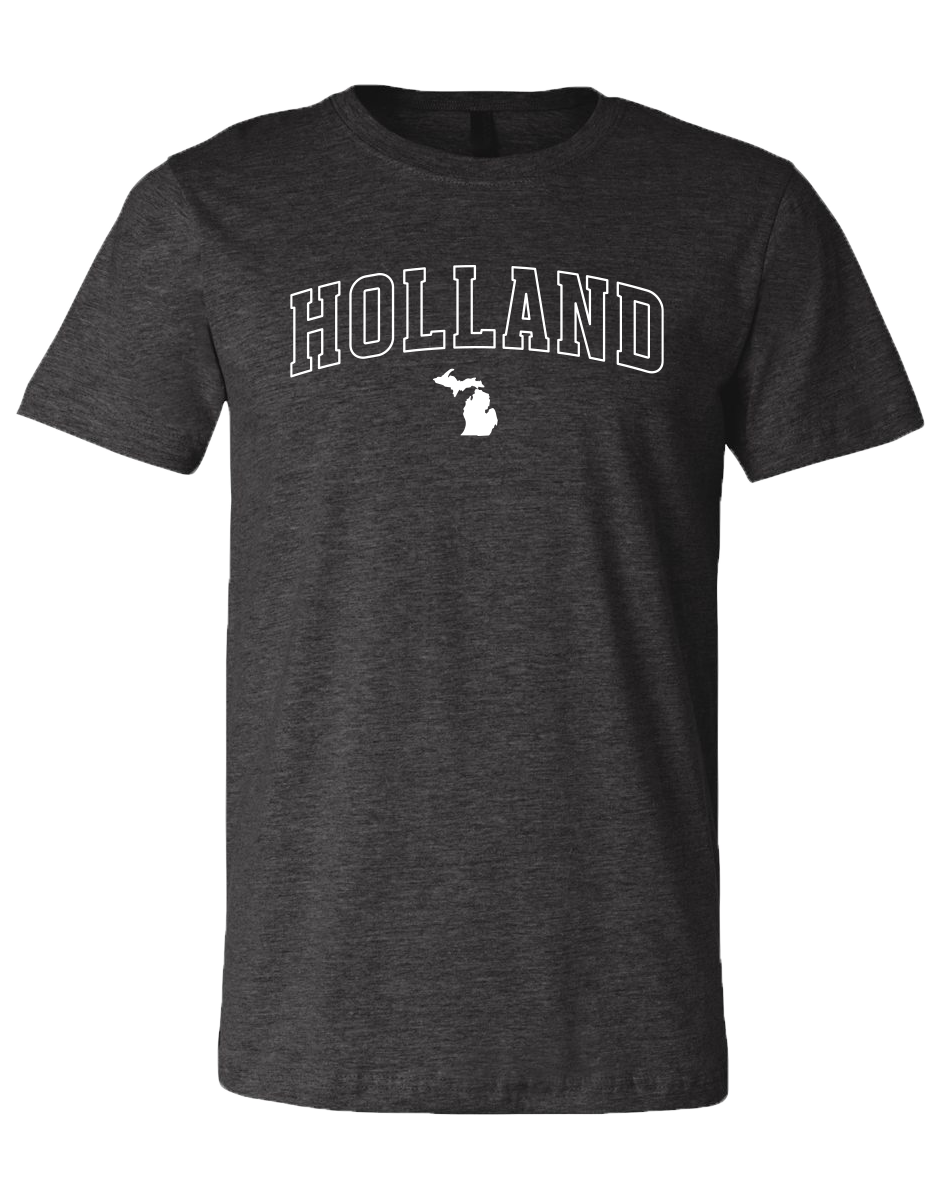 Holland Unisex T-Shirt: Heather Lake Blue / XXL