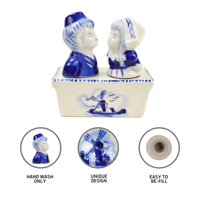 Collectible Pepper And Salt Shakers: Boy & Girl