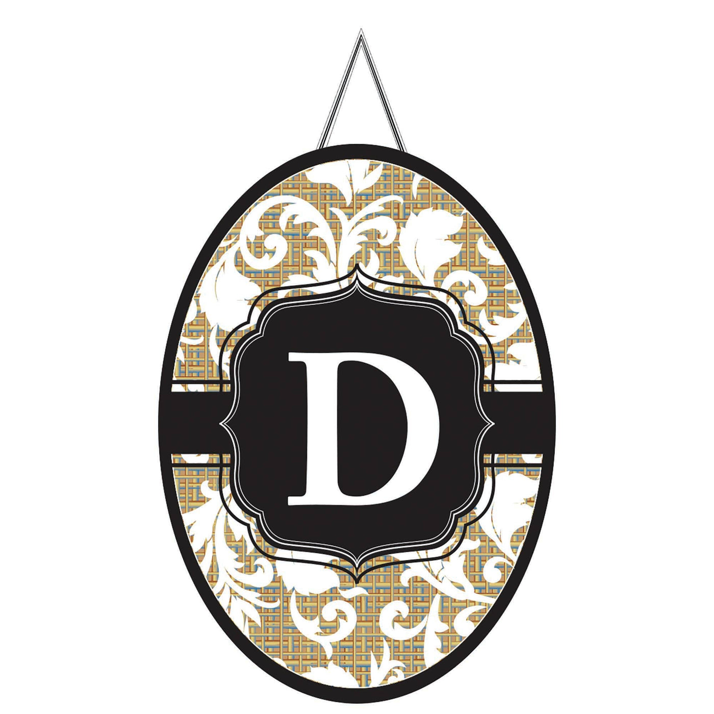 😲 Special Buy!  Door Banner, Monogram "D"